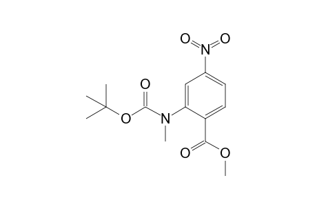 2-[methyl-[(2-methylpropan-2-yl)oxy-oxomethyl]amino]-4-nitrobenzoic acid methyl ester