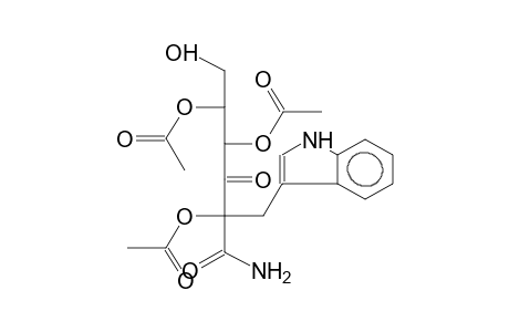 2,4,5-TRI-O-ACETYL-2-C-[(INDOL-3-YL)METHYL]-L-THREO-L-GLYCERO-3-HEXULOSONAMIDE