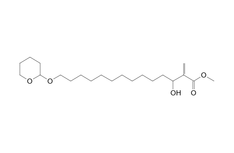 Methyl 3-hydroxy-2-methylene-14-tetrahydropyranyloxytetradecanoate