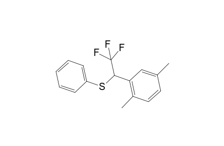 (1-(2,5-dimethylphenyl)-2,2,2-trifluoroethyl)(phenyl)sulfane