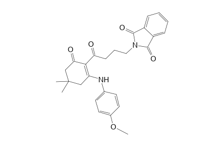 2-[4-keto-4-[6-keto-4,4-dimethyl-2-(p-anisidino)cyclohexen-1-yl]butyl]isoindoline-1,3-quinone