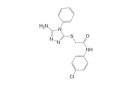 2-(5-Amino-4-phenyl-4H-[1,2,4]triazol-3-ylsulfanyl)-N-(4-chloro-phenyl)-acetamide