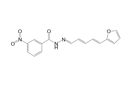 N'-[5-(2-furyl)-2,4-pentadienylidene]-3-nitrobenzohydrazide