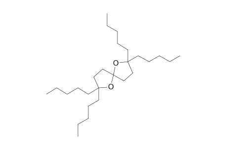 2,2,7,7-Tetrakis(pentyl)-1,6-dioxaspiro[4.4]nonane