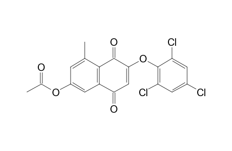 6-Acetoxy-8-methyl-2-(2',4',6'-trichlorophenoxy)naphthoquinone