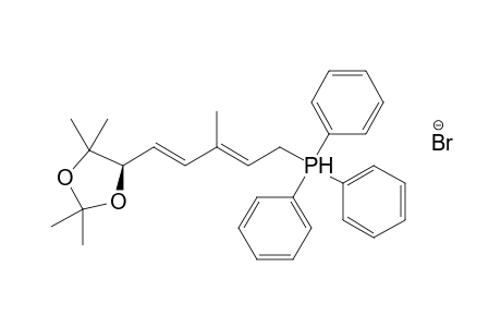 [3-Methyl-5-(2',2',5',5'-tetramethyl-1',3'-dioxolan-4'-yl)penta-2,4-dien-1-yl]-( triphenylphosphonium) bromide