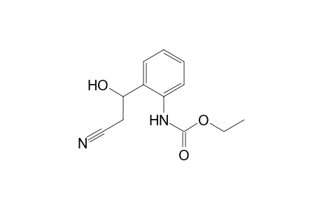 Ethyl N-[2-(2-cyano-1-hydroxy-ethyl)phenyl]carbamate