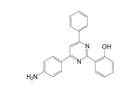 2-[4-(4-Aminophenyl)-6-phenyl-2-pyrimidinyl]phenol