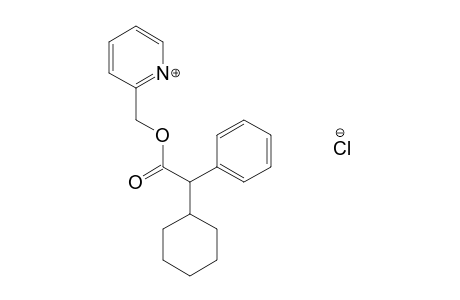 a-phenylcyclohexaneacetic acid, (2-pyridyl)methyl ester, hydrochloride