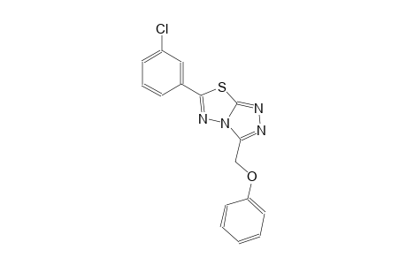 6-(3-chlorophenyl)-3-(phenoxymethyl)[1,2,4]triazolo[3,4-b][1,3,4]thiadiazole