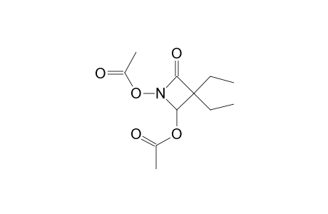 1,4-BIS-(ACETYLOXY)-3,3-DIETHYL-2-AZETIDINONE