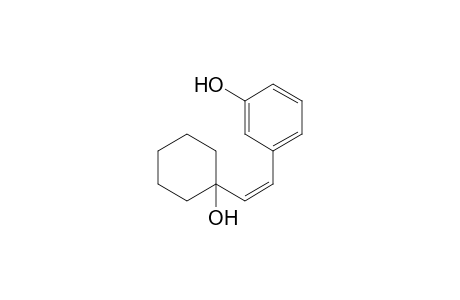 3-[(Z)-2-(1-hydroxycyclohexyl)ethenyl]phenol