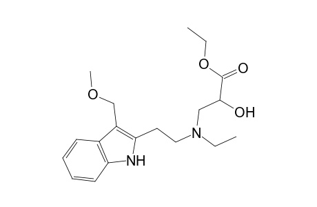 3-[ethyl-[2-[3-(methoxymethyl)-1H-indol-2-yl]ethyl]amino]-2-hydroxy-propionic acid ethyl ester