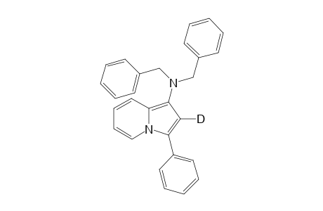 N,N-dibenzyl-2-deuterio-3-phenyl-indolizin-1-amine