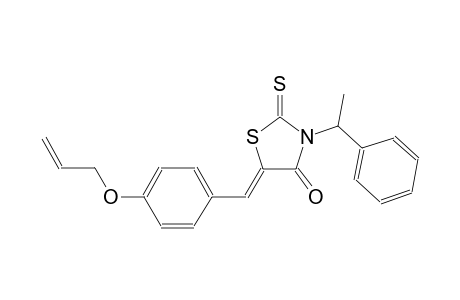 (5Z)-5-[4-(allyloxy)benzylidene]-3-(1-phenylethyl)-2-thioxo-1,3-thiazolidin-4-one
