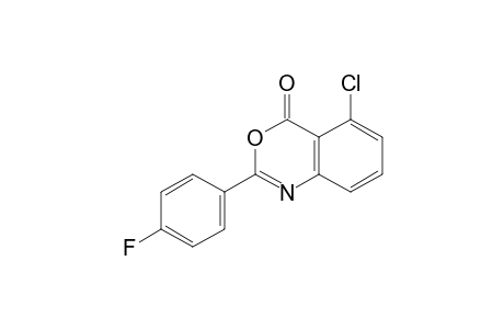 4H-3,1-Benzoxazin-4-one, 5-chloro-2-(4-fluorophenyl)-