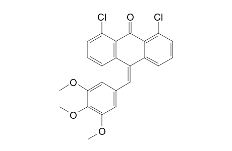 1,8-Dichloro-10-(3,4,5-trimethoxybenzylidene)-10H-anthracen-9-one