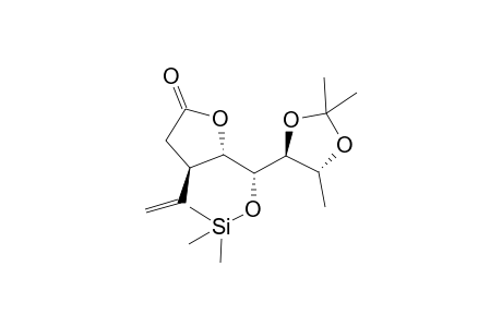 (4R,5S)-4-ethenyl-5-[(R)-[(4S,5R)-2,2,5-trimethyl-1,3-dioxolan-4-yl]-trimethylsilyloxymethyl]-2-oxolanone