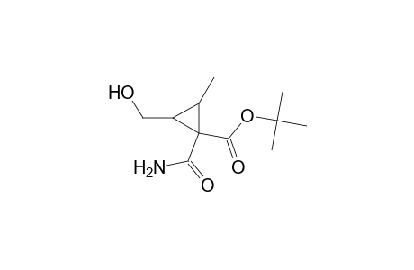 1-carbamoyl-2-(hydroxymethyl)-3-methyl-1-cyclopropanecarboxylic acid tert-butyl ester