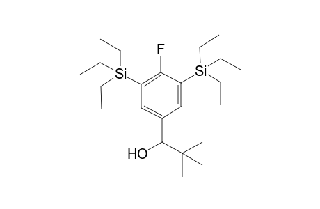 1-(4-fluoro-3,5-bis(triethylsilyl)phenyl)-2,2-dimethylpropan-1-ol