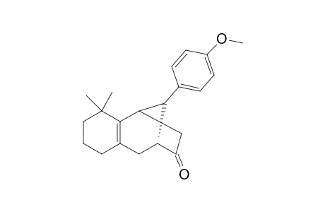 12-(exo)-p-Anisyl-8,8-dimethyl-tricyclo[5.4.0.1(3,6)]dodec-1(7)-en-4-one