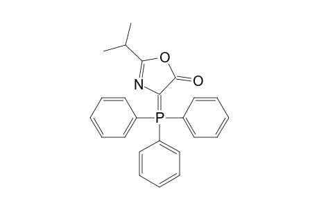 2-(2-PROPYL)-4-TRIPHENYLPHOSPHORANYLIDENE-5(4H)-OXAZOLONE