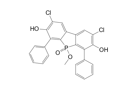 2,8-Dichloro-3,7-dihydroxy-5-methoxy-4,6-diphenyldibenzophosphole 5-Oxide