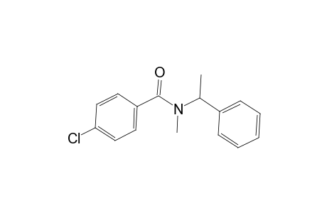 Benzamide, p-chloro-N-methyl-N-(.alpha.-methylbenzyl)-