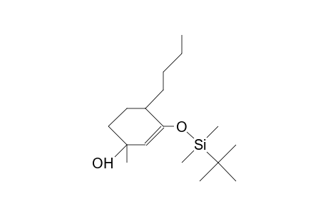 6a-Butyl-3b-hydroxy-3a-methyl-1-(T-butyl-dimethyl-siloxy)-1-cyclohexene