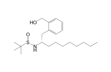 (2S,RS)-N-(tert-Butylsulfinyl)-1-[2-(hydroxymethyl)phenyl]decan-2-amine