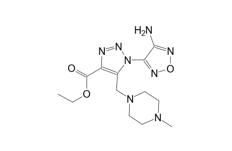 1-(4-Amino-furazan-3-yl)-5-(4-methyl-piperazin-1-ylmethyl)-1H-[1,2,3]triazole-4-carboxylic acid ethyl ester