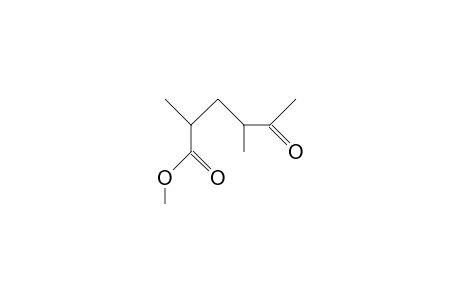 2(S),4(R)-Dimethyl-5-oxo-hexanoic acid, methyl ester