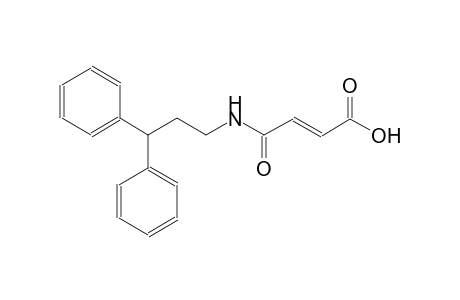 (2E)-4-[(3,3-diphenylpropyl)amino]-4-oxo-2-butenoic acid