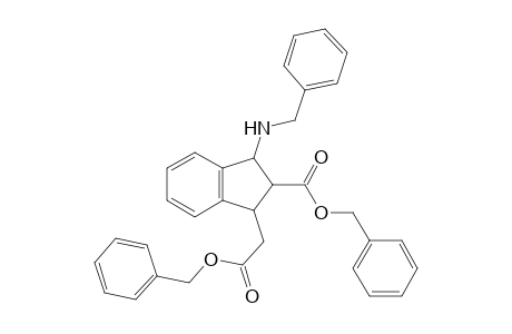 Benzyl 1-(benzylamino)-3-[(benzyloxycarbonyl)methyl]-2-indanecarboxylate