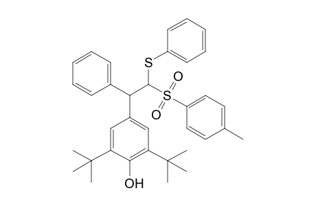 2,6-Di-tert-butyl-4-[1-phenyl-2-phenylsulfanyl-2-(toluene-4-sulfonyl)ethyl]phenol