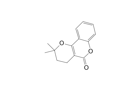 2H,5H-Pyrano[3,2-c][1]benzopyran-5-one, 3,4-dihydro-2,2-dimethyl-