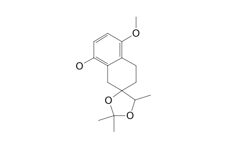 (+/-)-5'-METHOXY-2,2,5-TRIMETHYL-3',4'-DIHYDROSPIRO-[1,3-DIOXOLAN-4,2'(1'H)-NAPHTHALEN]-8'-OL