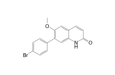 7-(4-Bromophenyl)-6-methoxyquinolin-2(1H)-one