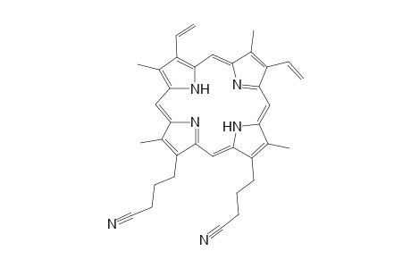 6,7-Bis(3-cyanopropyl)-1,3,5,8-tetramethyl-2,4-divinylporphyrin