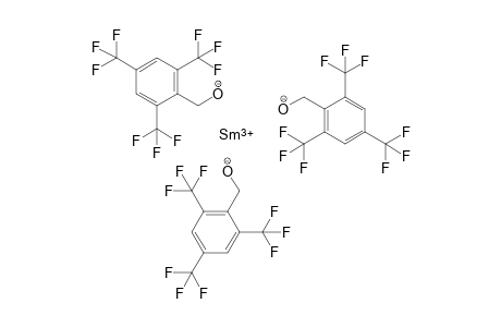 Tris[2,4,6-tris(trifluoromethyl)phenylmethoxy]samarium(III)