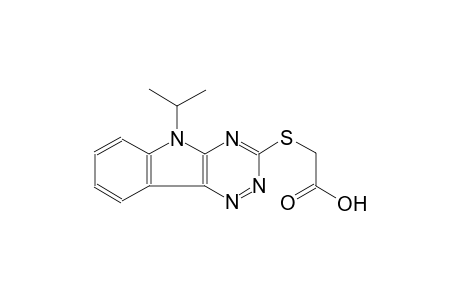 acetic acid, [[5-(1-methylethyl)-5H-[1,2,4]triazino[5,6-b]indol-3-yl]thio]-