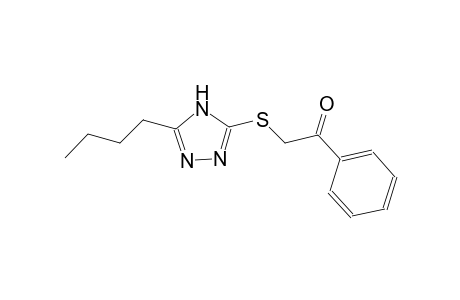 2-[(5-butyl-4H-1,2,4-triazol-3-yl)sulfanyl]-1-phenylethanone