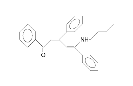 cis-5-Butylamino-1,3,5-triphenyl-cis-2,4-pentadien-1-one