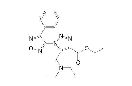 Ethyl 5-[(diethylamino)methyl]-1-(4-phenyl-1,2,5-oxadiazol-3-yl)-1H-1,2,3-triazole-4-carboxylate