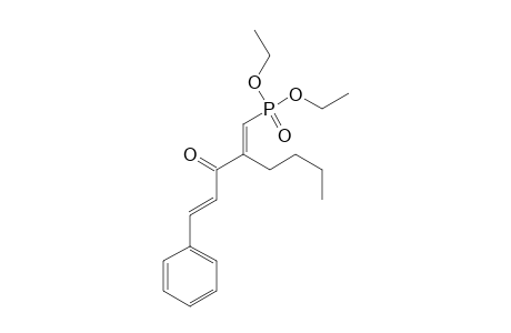 (1E,4E)-2-butyl-1-diethoxyphosphoryl-5-phenyl-penta-1,4-dien-3-one