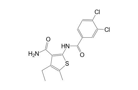 2-[(3,4-dichlorobenzoyl)amino]-4-ethyl-5-methyl-3-thiophenecarboxamide