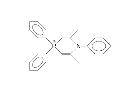 2,6-Dimethyl-1,4,4-triphenyl-1,2,3,4-tetrahydro-1,4-azaphosphorinium cation