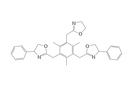 1,3-Bis[(4-phenyloxazolin-2-yl)methyl]-5-(oxazolin-2-yl)methyl-2,4,6-trimethylbenzene