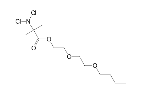 2-(DICHLOROAMINO)-2-METHYLPROPIONIC ACID, 2-(2-BUTOXYETHOXY)ETHYL ESTER