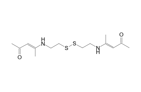 3-penten-2-one, 4-[[2-[[2-[[(1E)-1-methyl-3-oxo-1-butenyl]amino]ethyl]dithio]ethyl]amino]-, (3E)-